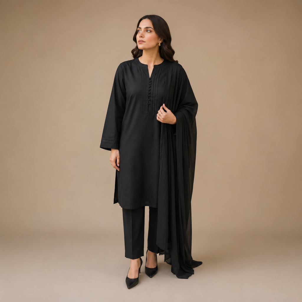 Siyah Luxe - 3 Piece Set