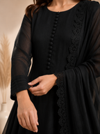 Flowing Chiffon Frock & Dupatta Set (33% OFF)