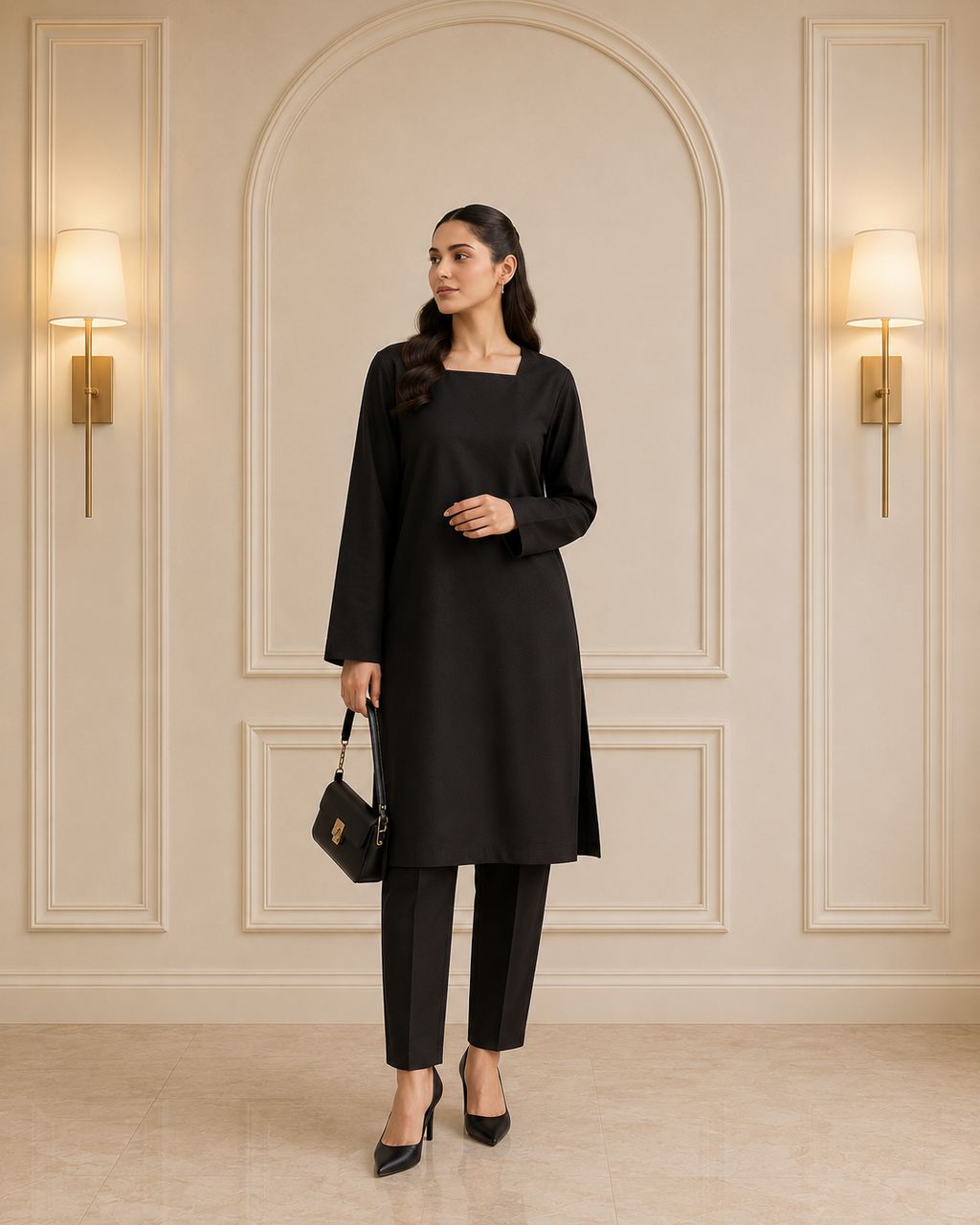 Noir Essence – 2-Piece Summer Cotton Set