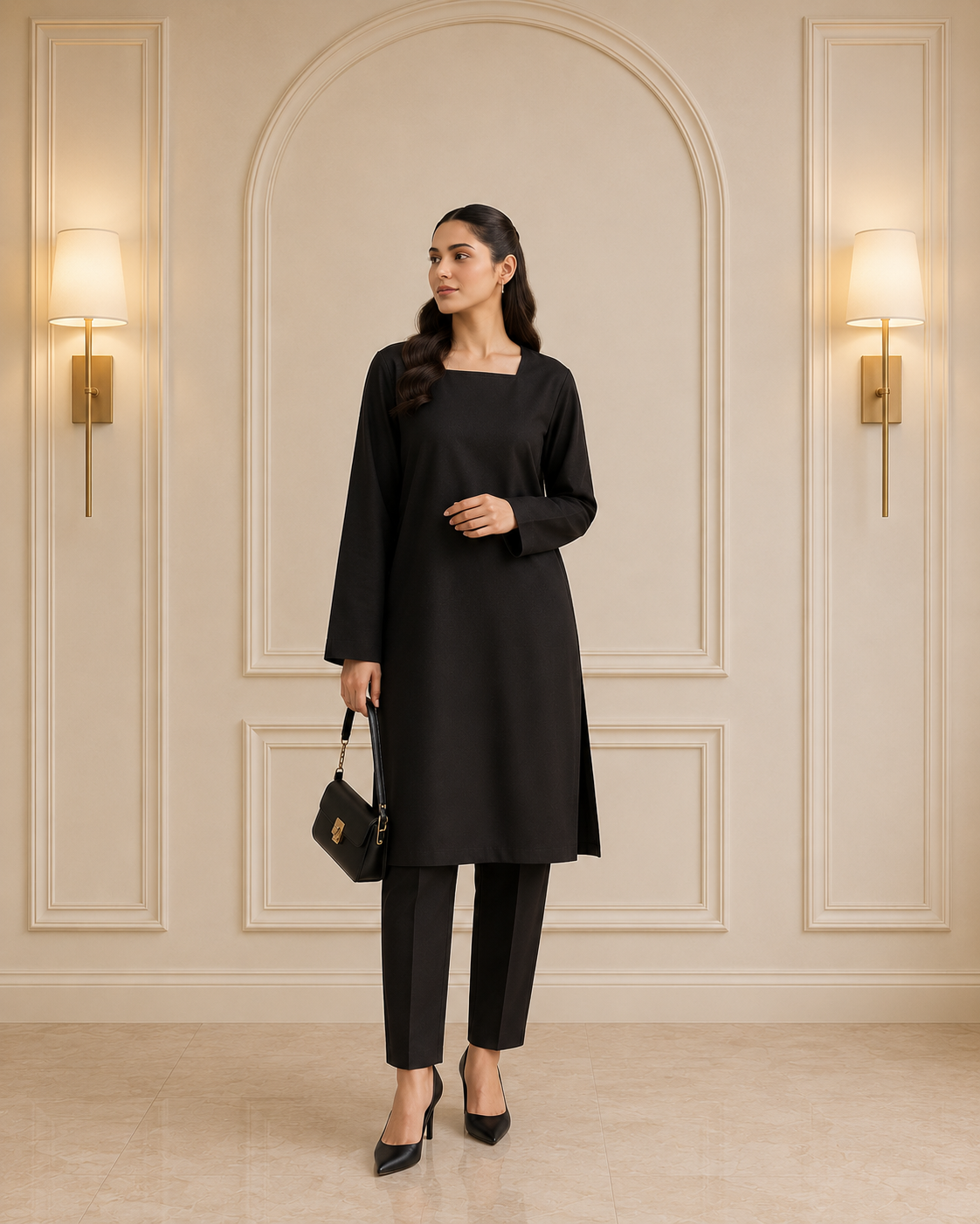 Noir Essence – 2-Piece Summer Cotton Set