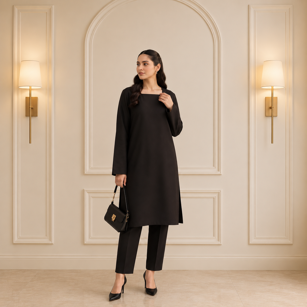 Noir Essence – 2-Piece Summer Cotton Set