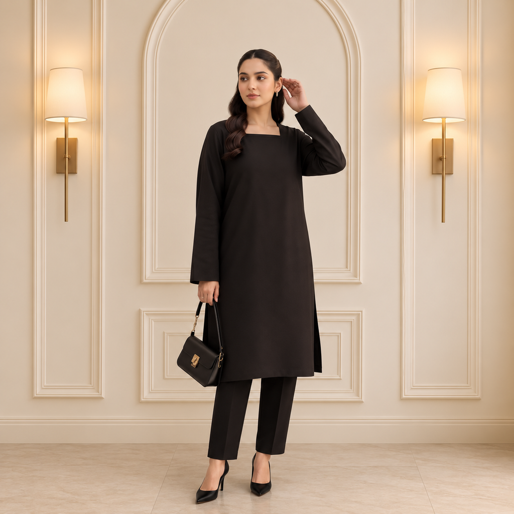 Noir Essence – 2-Piece Summer Cotton Set
