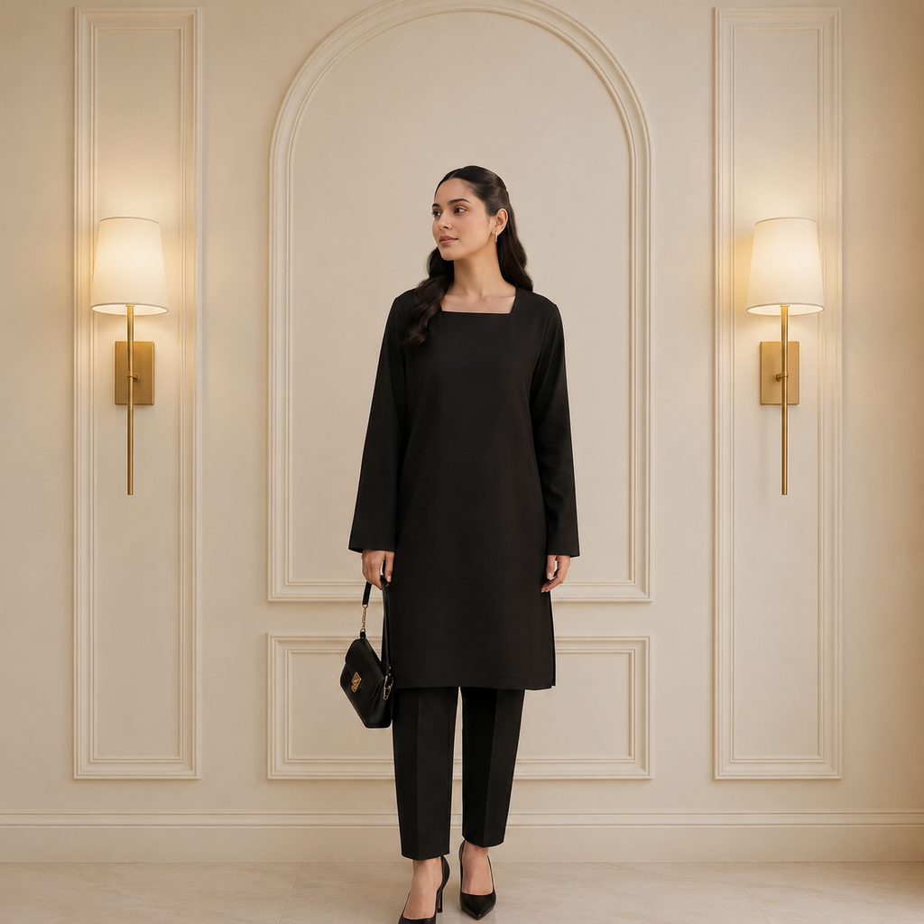 Noir Essence – 2-Piece Summer Cotton Set