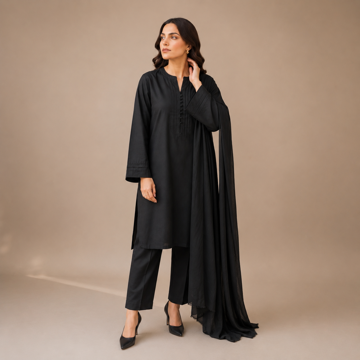 Siyah Luxe - 3 Piece Set