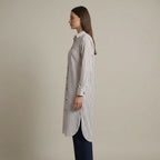 Vertical Stripe Button-Down Shirt (20% OFF)